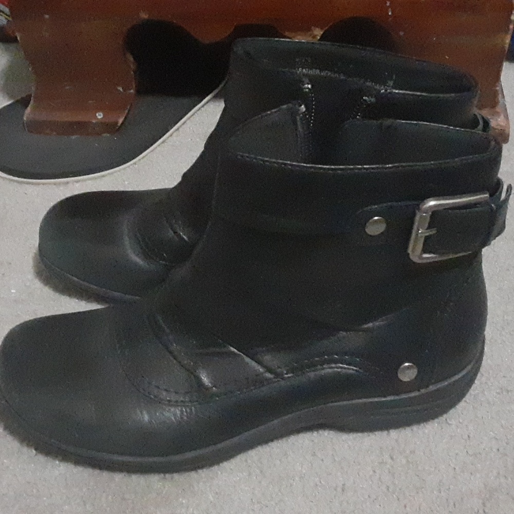 Boots, clanks, 6-6½, black